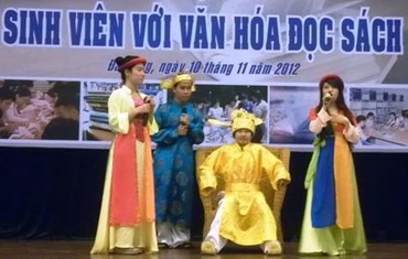 Một tiết mục dự thi.