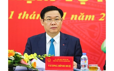 Phó Thủ tướng Chính phủ Vương Đình Huệ. Ảnh: Báo Chính phủ.