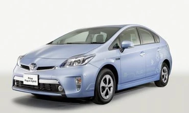Mẫu xe Prius HV ứng dụng công nghệ hybrid của Toyota.