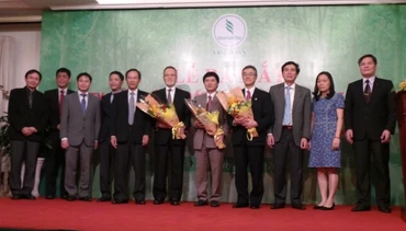 Đại diện lãnh đạo VRG JAPAN tại lễ ra mắt công ty.