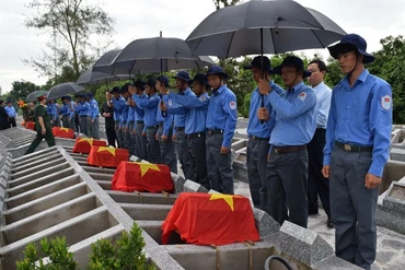 Đồng Tháp cải táng 85 bộ hài cốt liệt sĩ