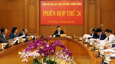 Chủ tịch nước Trương Tấn Sang chủ trì phiên họp. Ảnh: NGUYỄN KHANG (TTXVN)