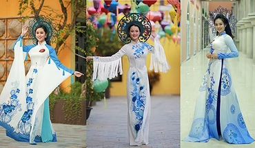 Ba trong số các nữ sinh xuất sắc nhất cuộc thi Hoa khôi Sinh viên Việt Nam 2018.