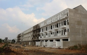 Một góc Dự án khu dân cư Bình Đa.