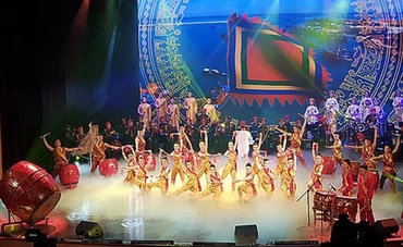 Một tiết mục trong đêm khai mạc.