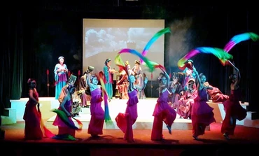 Một tiết mục văn nghệ trong chương trình.
