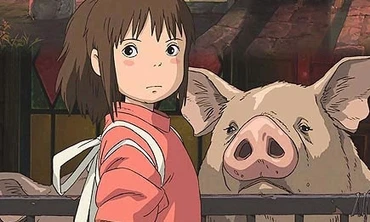 Spirited away, bộ phim đoạt giải Oscar của Ghibli.
