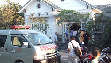 Hiện trường phát hiện thi thể hai mẹ con chết bất thường.