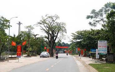 Quốc lộ 15A - đường Trường Sơn năm xưa, đoạn qua xã Hương Đô, huyện Hương Khê (Hà Tĩnh) ngày nay.