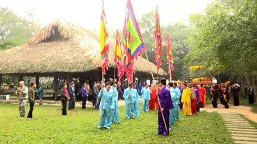 Lễ hội Cầu mùa của đồng bào dân tộc Tày xã Tân Trào được tổ chức hằng năm tại đình Tân Trào. Ảnh: NDĐT