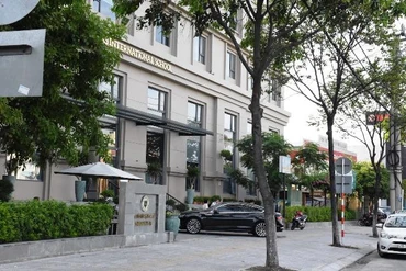 Trường mầm non, tiểu học, THCS, THPT St.Nicholas. (Ảnh chụp chiều 18-9).
