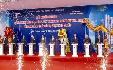 Quang cảnh lễ khởi công.