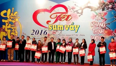 Tết sum vầy cùng công nhân, lao động nghèo Hải Phòng