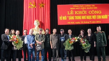 Nhà hát chèo Quân đội khởi dựng vở “Sáng trong như ngọc một con người”