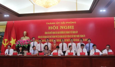 Ký kết Quy chế tạm thời phối hợp công tác giữa Đảng ủy Cục Thuế Hải Phòng với các quận ủy, huyện ủy trực thuộc Thành ủy Hải Phòng. 
