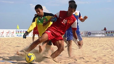 Bùi Trần Tuấn Anh, cầu thủ đã lập hat-trick trong trận chung kết với ĐT Malaysia. (ảnh minh họa).