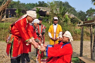 Nghi lễ cấp sắc của đồng bào Dao.
