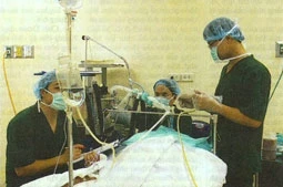 Ứng dụng kỹ thuật rửa bụi phổi silic cho công nhân mỏ
