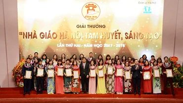 Hà Nội vinh danh nhà giáo tâm huyết, sáng tạo