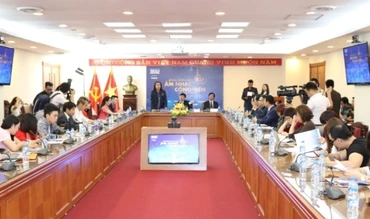 Toàn cảnh Lễ công bố đề cử Giải thưởng Âm nhạc Cống hiến - năm 2017 tại Hà Nội.