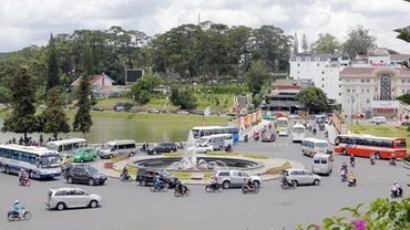 Một góc trung tâm TP Đà Lạt ngày nay.