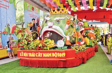 Một hoạt động trong Lễ hội trái cây Nam Bộ 2019.