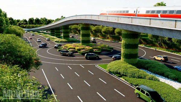 Mô phỏng dự án Tuyến tàu điện đô thị (tàu điện nhẹ - LRT) nối sân bay Phú Quốc tới Trung tâm Hội nghị APEC.