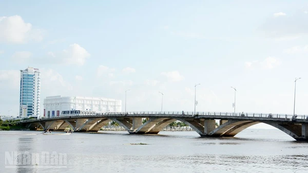 Một góc phường Rạch Giá, tỉnh An Giang.