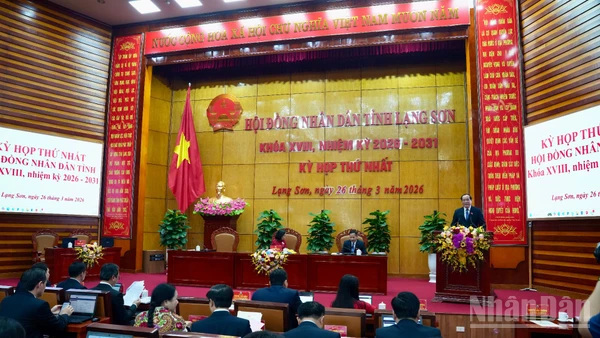 Kỳ họp thứ nhất Hội đồng nhân dân tỉnh Lạng Sơn khóa XVIII nhiệm kỳ 2026-2031.