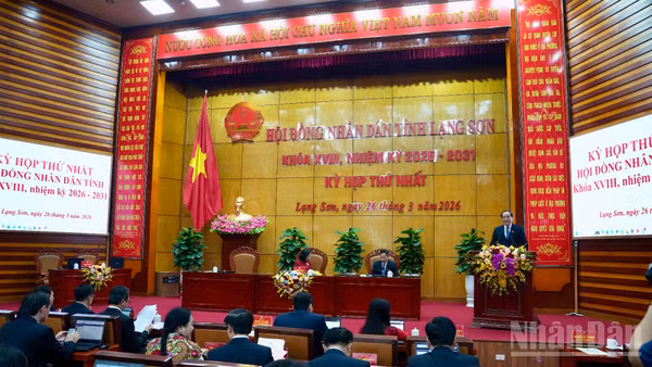 Kỳ họp thứ nhất Hội đồng nhân dân tỉnh Lạng Sơn khóa XVIII nhiệm kỳ 2026-2031.
