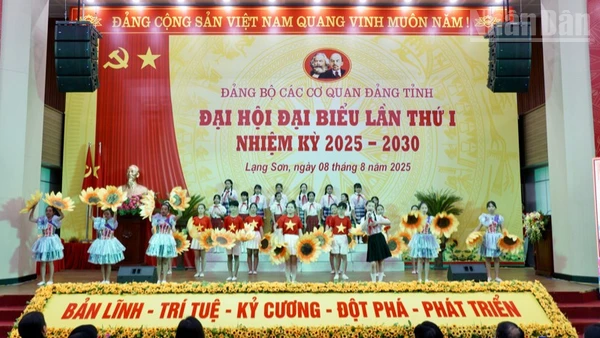 Đại hội Đại biểu lần thứ I, Đảng bộ các cơ quan Đảng tỉnh Lạng Sơn, nhiệm kỳ 2025-2030.