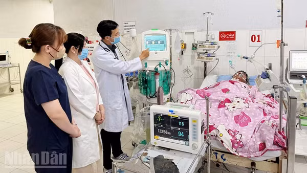 Trung tâm y tế Phú Quốc điều trị bệnh nhân. Ảnh minh họa.