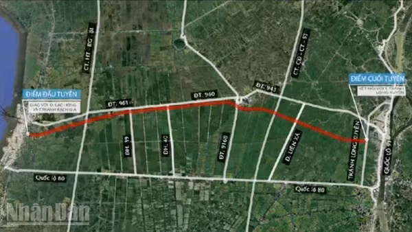 Dự án kết nối Long Xuyên-Rạch Giá.