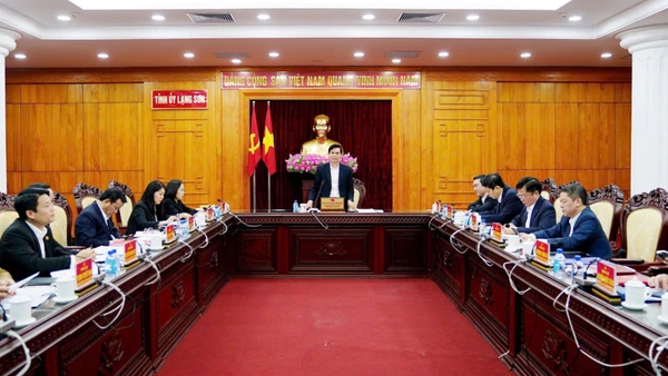 Quang cảnh buổi làm việc.