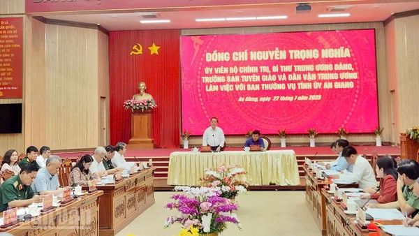 Quang cảnh buổi làm việc.