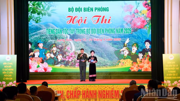 Hội thi Tiếng dân tộc Tày trong Bộ đội Biên phòng năm 2026 được tổ chức tại Lạng Sơn.