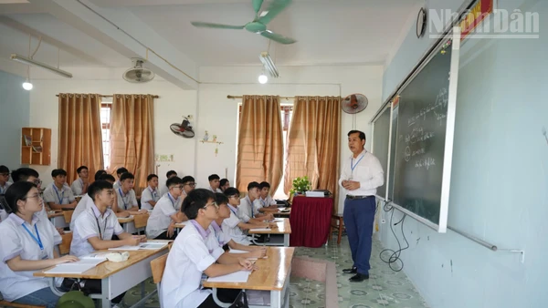 Một tiết lịch sử tại Trường trung học phổ thông Hoàng Văn Thụ, phường Lương Văn Tri, tỉnh Lạng Sơn.