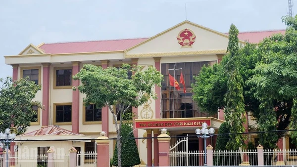 Trụ sở Tòa án nhân dân tỉnh Kiên Giang nay là Tòa án nhân dân tỉnh An Giang - nơi Bùi Hữu Phước đang công tác. (Ảnh minh họa)