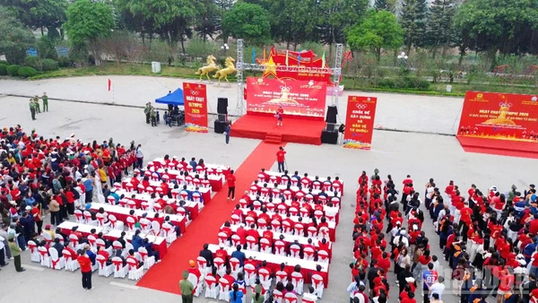 “Ngày chạy Olympic-Vì sức khỏe toàn dân-Vì An ninh Tổ quốc” tại Lạng Sơn.