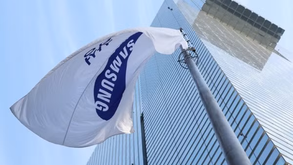 Trụ sở Công ty Samsung Electronics ở Seoul (Hàn Quốc). (Ảnh: Yonhap/TTXVN)