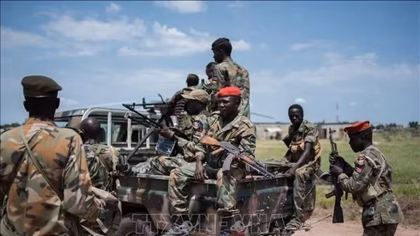 Binh sĩ được triển khai tại khu vực Alole, Nam Sudan. (Ảnh: TTXVN)