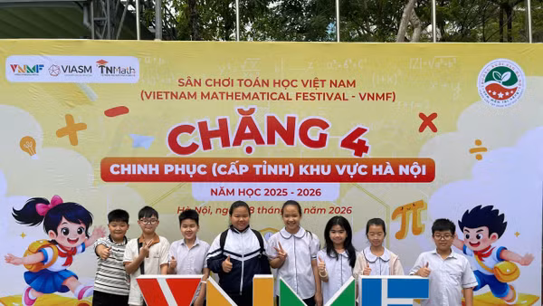 Các thí sinh tham dự Sân chơi Toán học Việt Nam (VNMF) năm học 2025-2026.