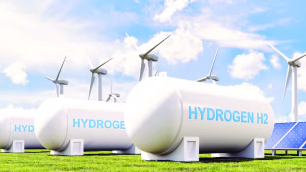 Bể chứa hydro xanh ở Ấn Độ (Ảnh: EPR)