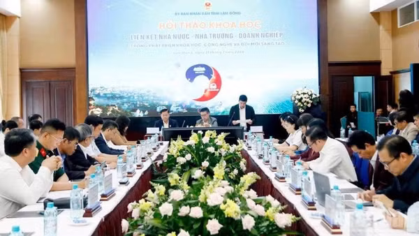 Lâm Đồng tổ chức hội thảo khoa học về liên kết “ba nhà” trong phát triển khoa học, công nghệ và đổi mới sáng tạo.