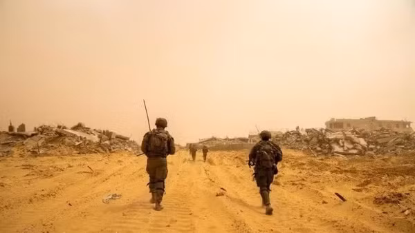 Binh sĩ Israel được triển khai tại Dải Gaza. (Ảnh: TÂN HOA XÃ)