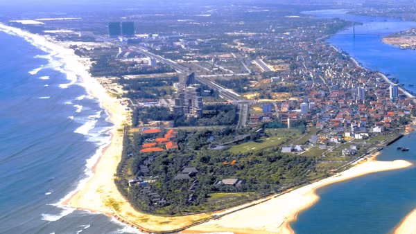 Bán đảo Bảo Ninh, phường Đồng Hới - trung tâm du lịch biển của tỉnh Quảng Trị.