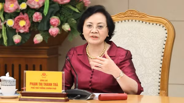 Phó Thủ tướng Phạm Thị Thanh Trà phát biểu tại cuộc họp. (Ảnh: VGP)