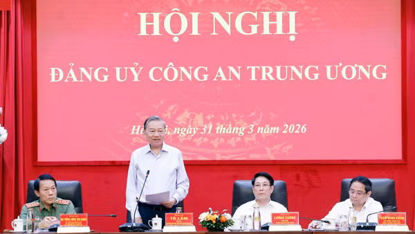 Tổng Bí thư Tô Lâm phát biểu chỉ đạo. (Ảnh: TTXVN)