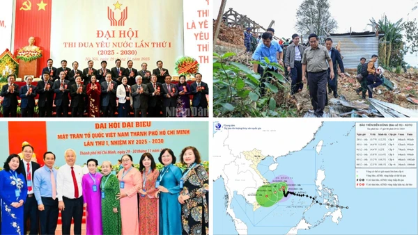 Tin nổi bật ngày 29/11: Thủ tướng Phạm Minh Chính thăm, động viên người dân tại "rốn lũ" Hòa Thịnh, tỉnh Đắk Lắk; đợt lũ lịch sử ở miền nam Thái Lan khiến 145 người thiệt mạng