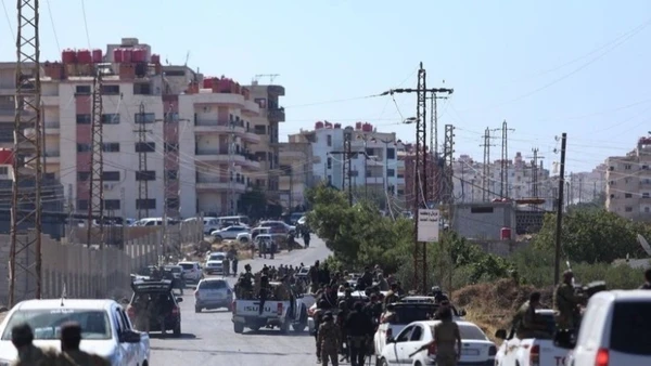 Lực lượng an ninh Syria tiến vào thành phố Sweida ở miền nam nước này. (Ảnh: THX/TTXVN)